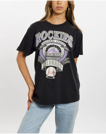 Vintage by The Real Deal - Pre Loved - 90s MLB Colorado Rockies Tee