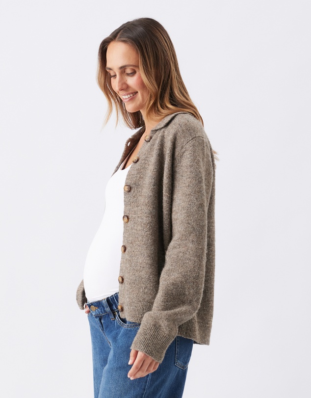 Ripe Maternity - Brodie Collared Cardigan