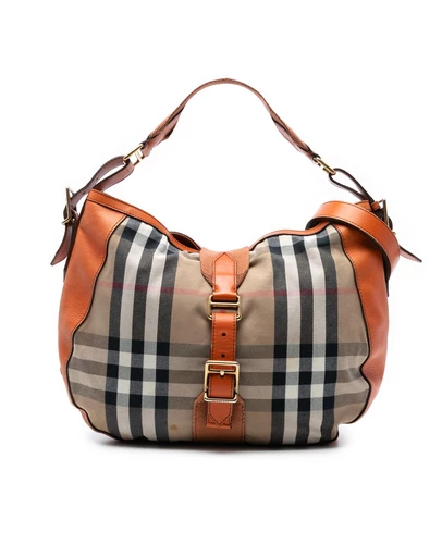 Pre-Loved by Azura Reborn - Pre-Loved House Check Canvas Ashwood Hobo