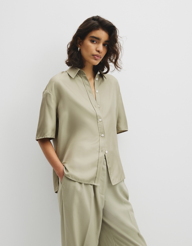 Country Road - Short Sleeve Silk Shirt