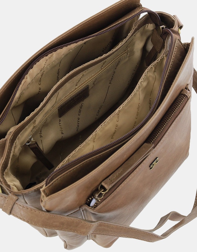 Pierre Cardin - Pierre Cardin Leather Cross Body Bag