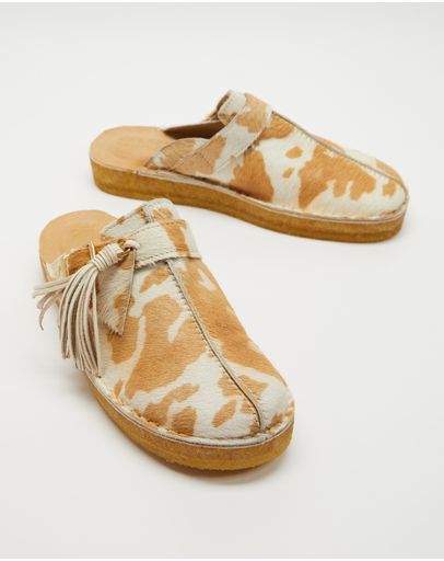 Tan Cow Print