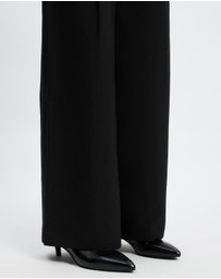 AERE - Nara Leather Heeled Boots