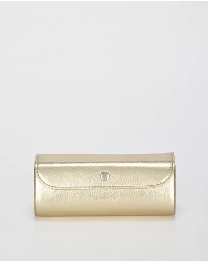 Cobb & Co - Idol Metallic Leather Glasses Case