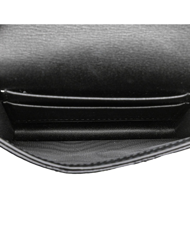 Dior - Pre-Loved Calfskin Cannage Caro Chain Belt Bag