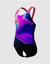Speedo - Print Splashback Swimsuit - Kids-Teens