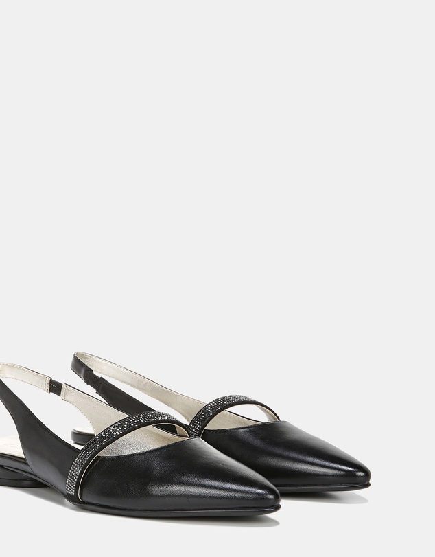 Naturalizer - Hally Slingback Flat - Black