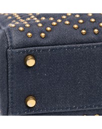 Pre-Loved by Azura Reborn - Pre-Loved dior Studded Handbag with Top Handle and Adjustable Shoulder Strap