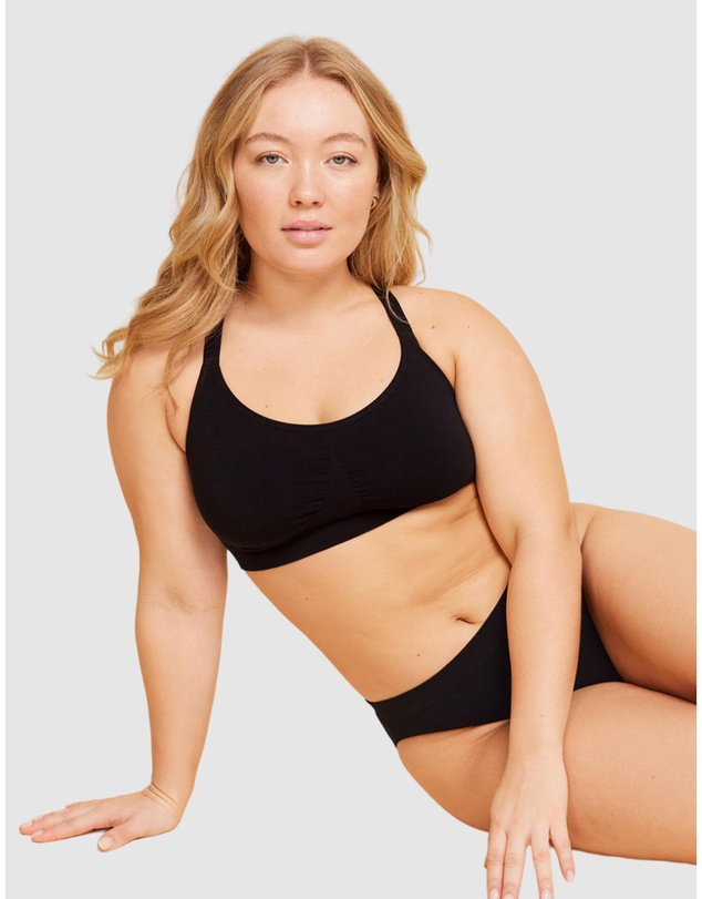 Boody - 2-Pack Full Bust Wireless Racerback Bra