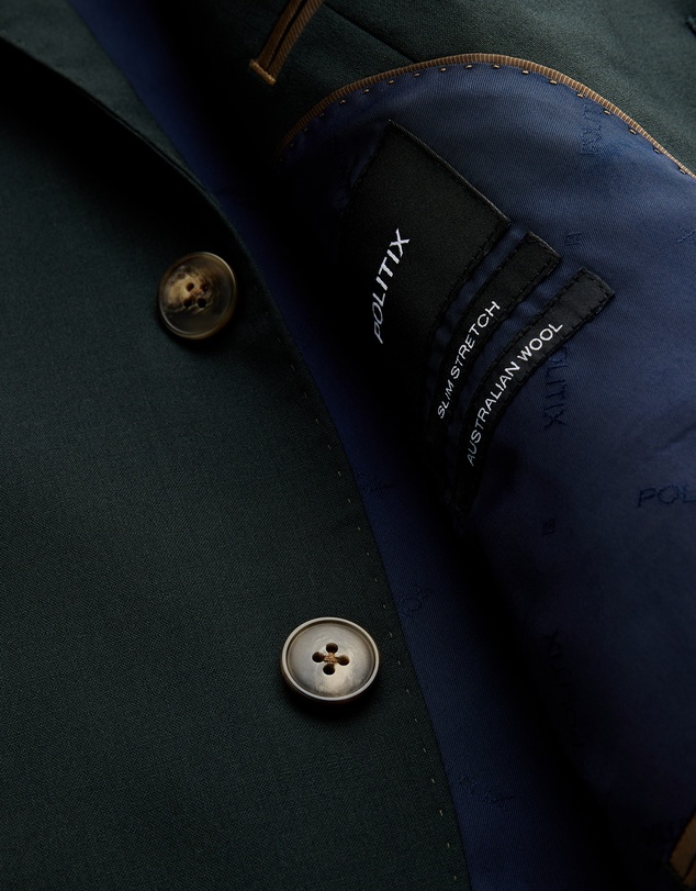 Politix - Slim Stretch Wool Premium Tailored Jacket