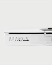 PDPAOLA - Chicago Silver Hoop Earrings