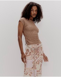Ownley - Gina Mesh Tee