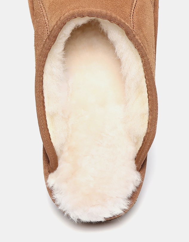 EVERAU - Australian Shepherd Ugg Bred Slipper Cow Suede Upper House Shoes