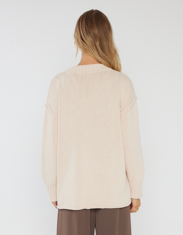 ALEXANDRA - Solace Knit Jumper Beige