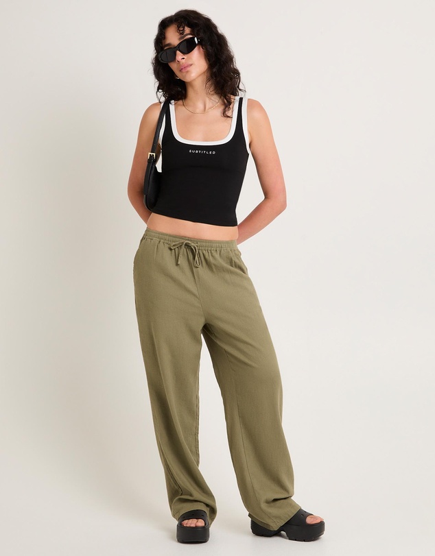 Subtitled - Kai Linen Draw Pant