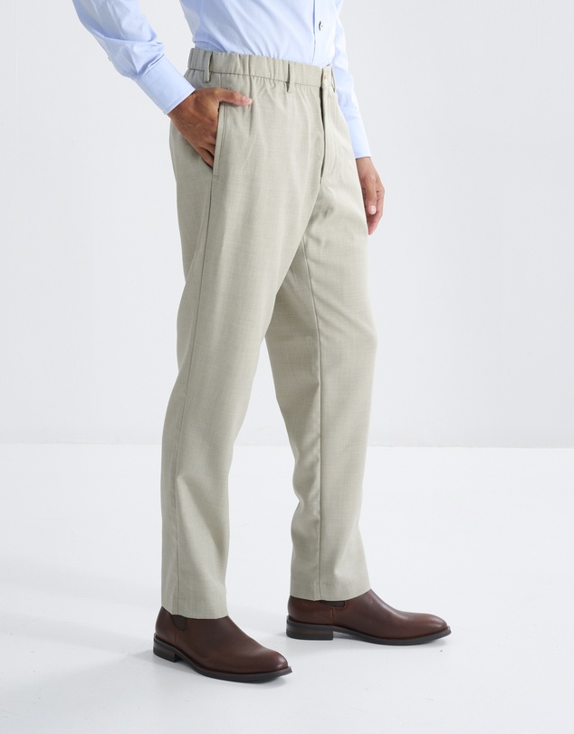 3 Wise Men - 3 Wise Men Wallace Wool Trouser - Beige