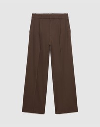 M.N.G - Low-Rise Wide-Leg Trousers