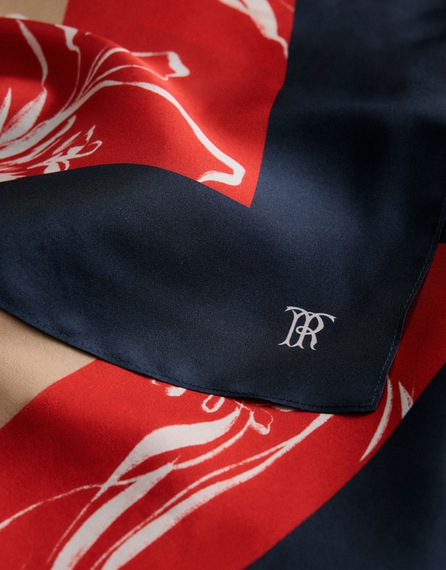 Trenery - Iluna Silk Scarf in Marshmallow