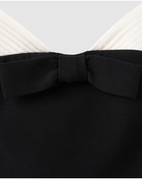 M.N.G - Bow Contrasting Dress