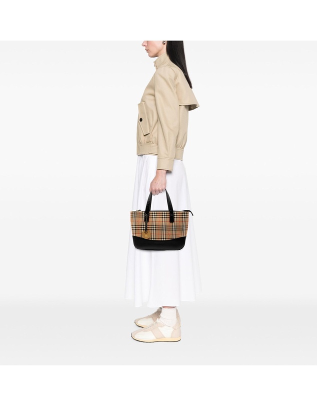 Pre-Loved by Azura Reborn - Pre-Loved Haymarket Check Canvas Tote