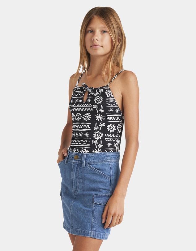 Billabong Kids - Girls 8 to 16 Hilary Carko Denim Skirt