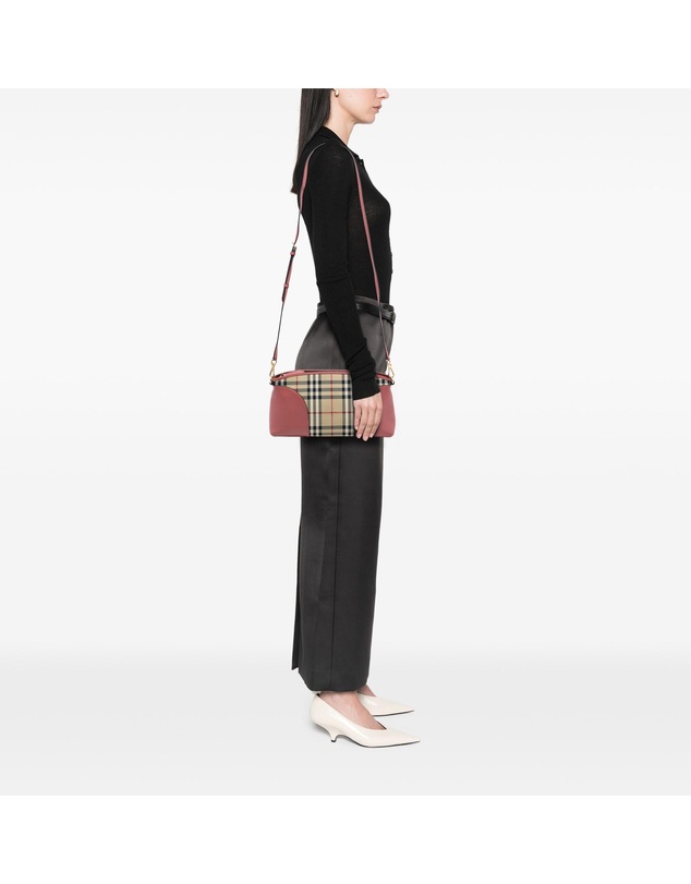 Pre-Loved by Azura Reborn - Pre-Loved Small Horseferry Check Coated Canvas Chichester Crossbody