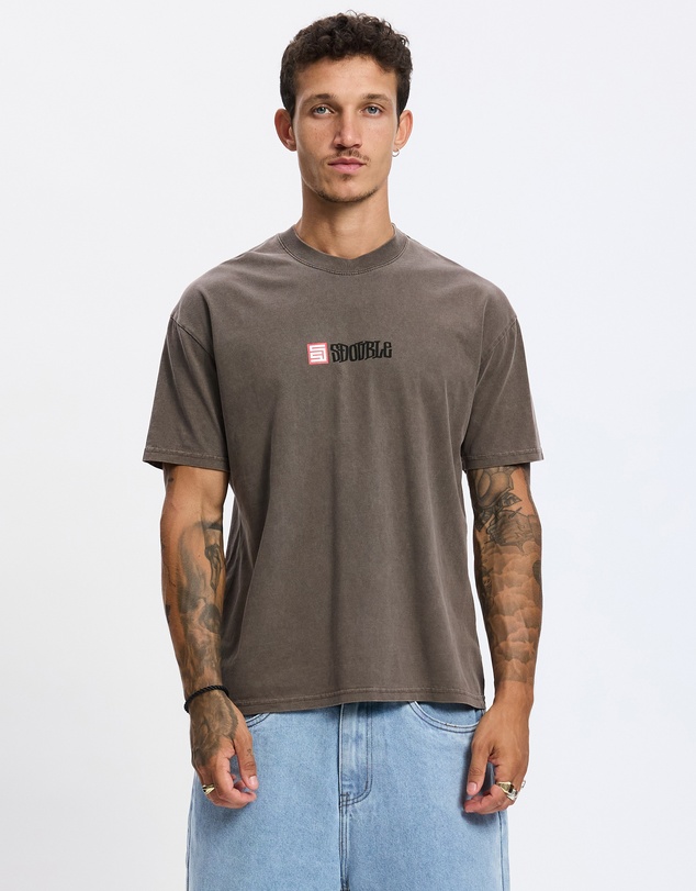 S Double - S Cube Mid Block SS Tee