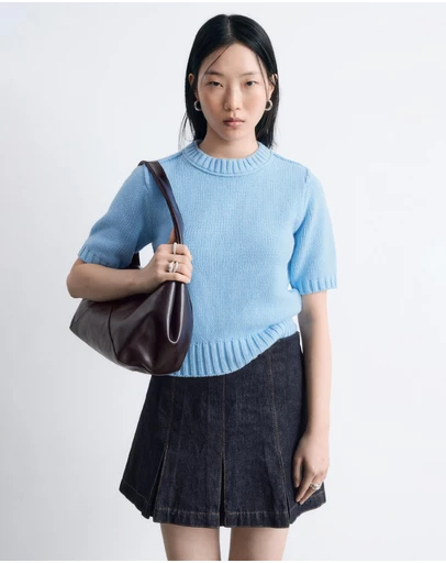 & Other Stories - Wool-Blend Knitted T-Shirt