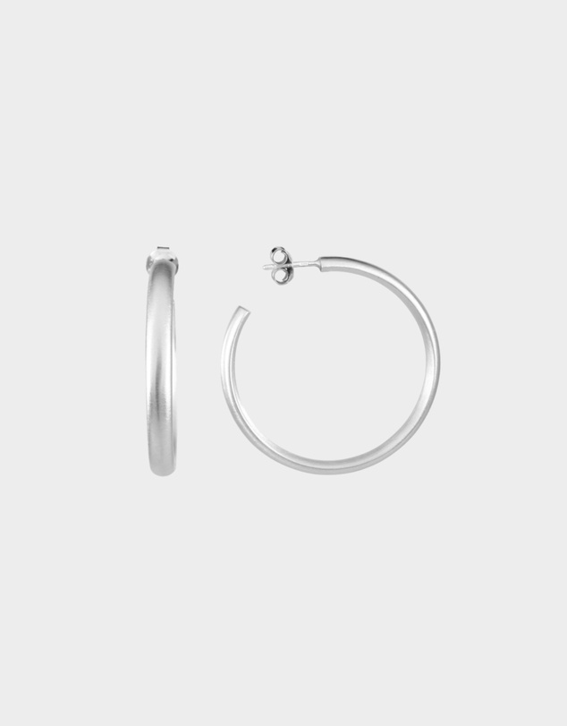 Sunday Stephens - Frosted Hoop Earrings