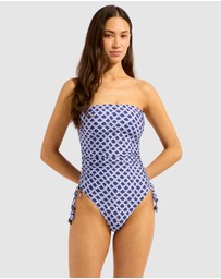 Seafolly - Marseille DD Drawstring Bandeau One Piece Swimsuit