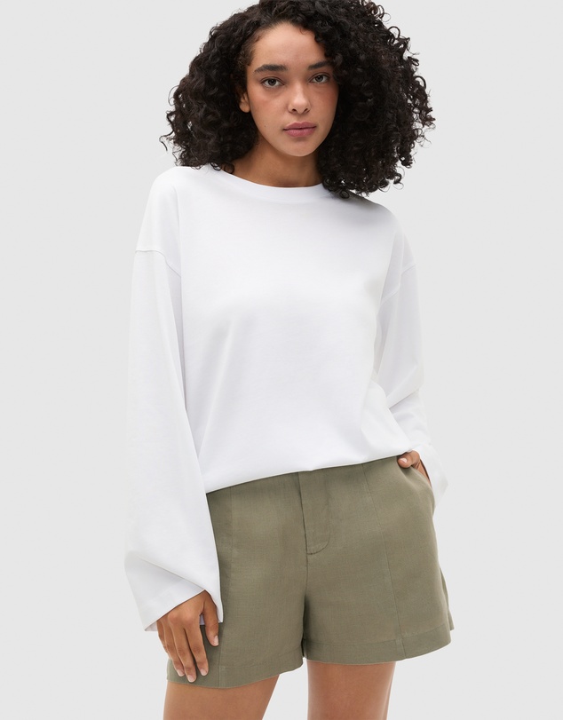 Seed Heritage - Core Linen High Rise Short