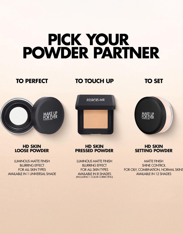 MAKE UP FOR EVER - HD Pressed Powder - Translucent 0.1