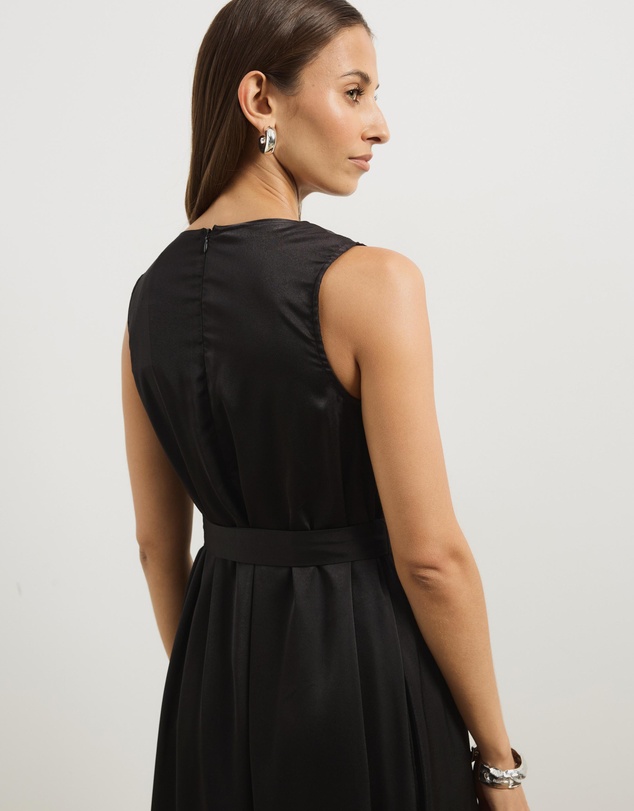Atmos&Here - Juni Satin Sleeveless Midi Dress
