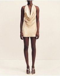 Shona Joy - Andie Low Cowl Mini Dress