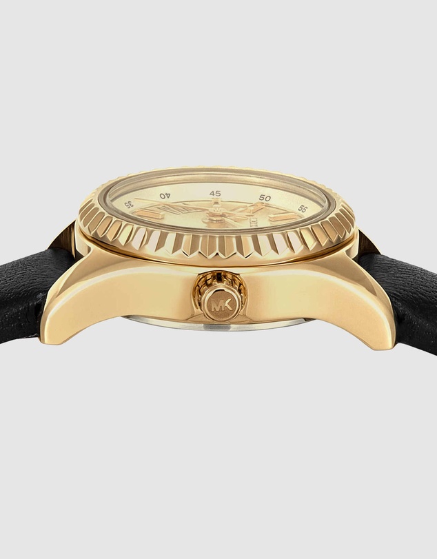 Michael Kors - Lexington Black Analogue Watch