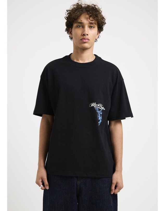 Black Noise White Rain - Script T-Shirt