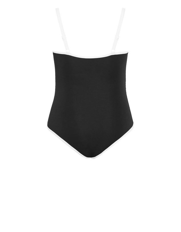 City Chic - Plus size Antigua Underwire 1 Piece - black
