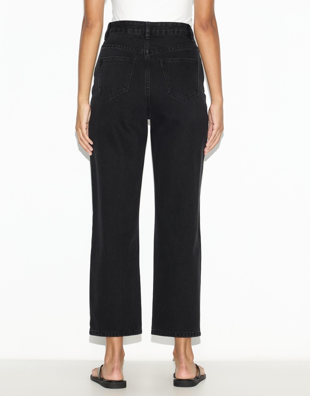 Dazie - Munich High Waisted Cropped Straight Leg Jeans