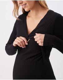 Ripe Maternity - Remi Knit Nursing Dress