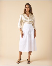 CAMIXA - Mare Cotton Midi Skirt