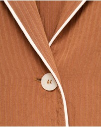 M.N.G - Textured Shirt With Contrasting Trim