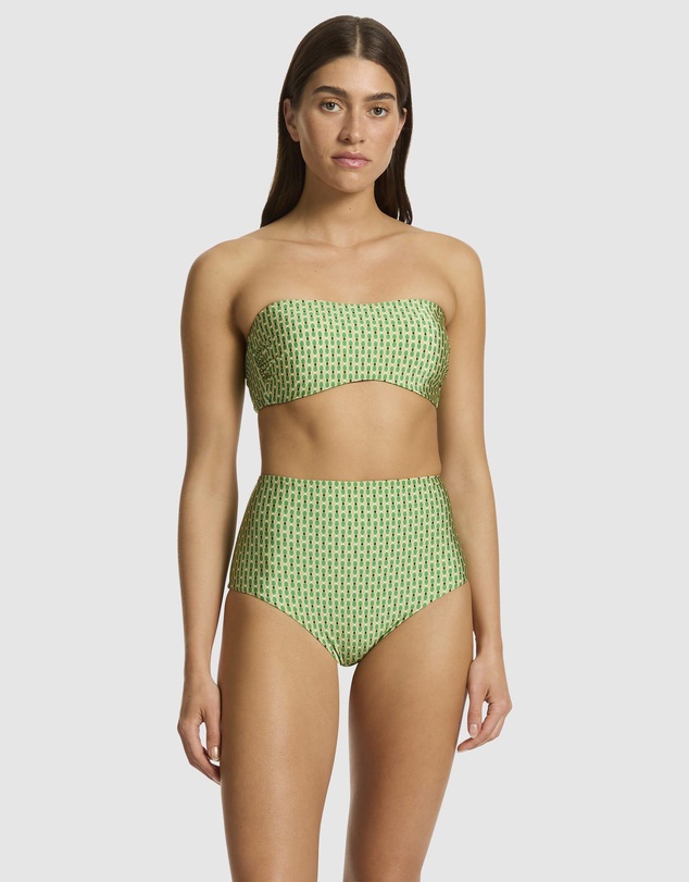 JETS - Mattala Geo High Waist Bikini Bottom