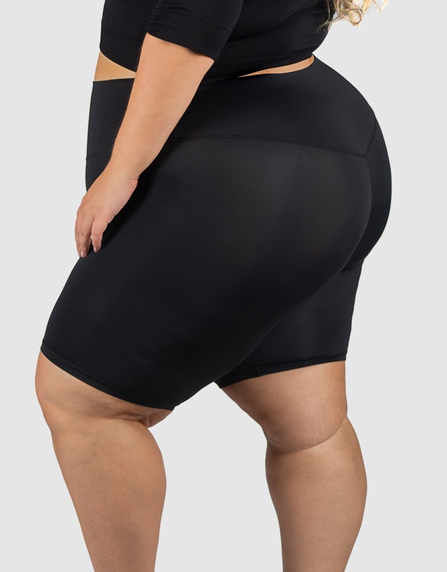 B Free Intimate Apparel - Plus Size High Waisted Long Biker Shorts
