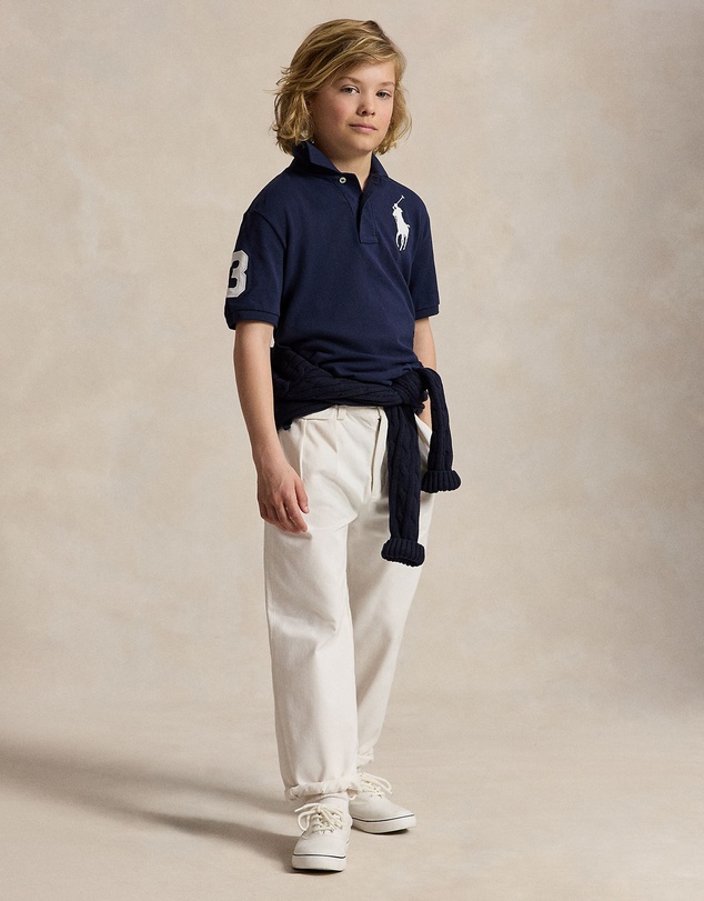 Polo Ralph Lauren - Big Pony Cotton Mesh Polo Shirt - Teens