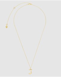Wanderlust + Co - Alphabet Bubble Pendant Necklace - Letter J