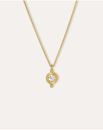 Ottoman Hands - April Birthstone Pendant Necklace
