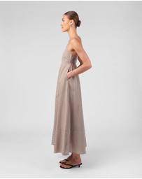 MVN - Gingham Maxi Dress
