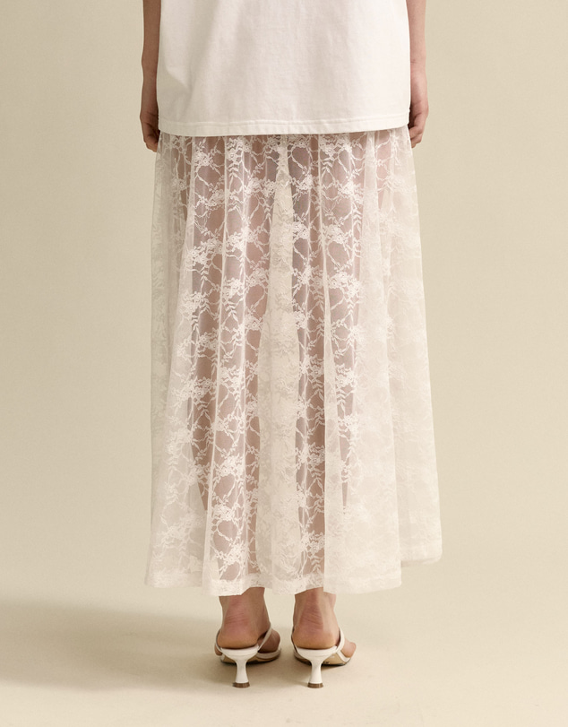 MVN - Lace Maxi Skirt