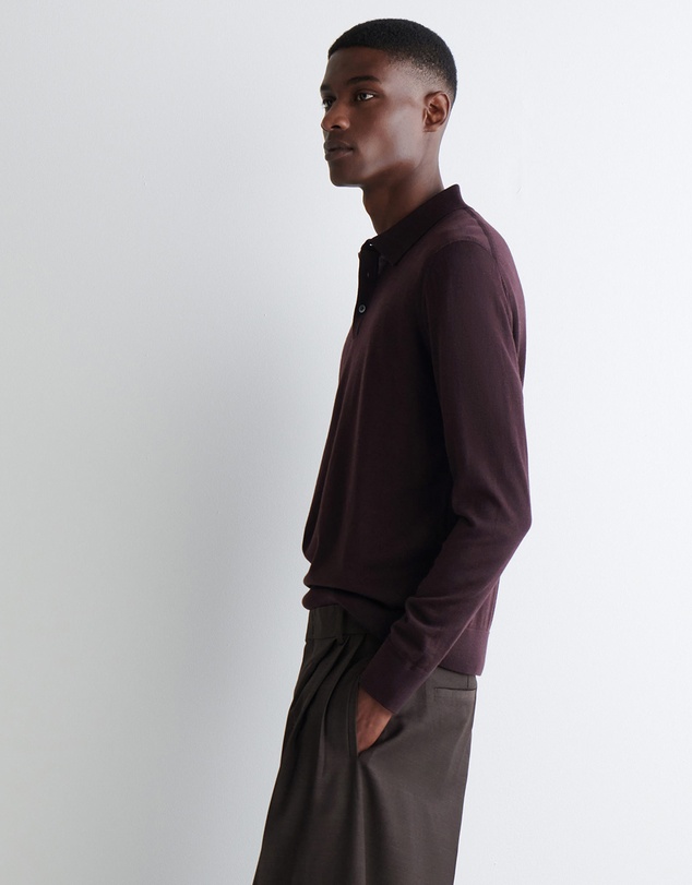 COS - Slim Merino Wool Polo Shirt