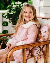 Fleur Harris - Graceful Coat in Pink